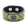 Faux Leather Cross-Stitch Kit &ndash; &ldquo;Bracelet&rdquo; (2.2 &times; 22 cm) FLHL-055 Black FLHL-055 photo 7