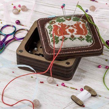 Pincushion Kit &ndash; &ldquo;Forest Ornament&rdquo; FLTL-035
