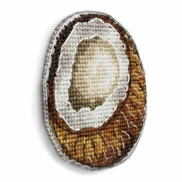 Plastic Cross-Stitch Kit &ndash; "Coconut" (Double-Sided) FLX-071