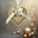 Plastic Cross-Stitch Kit &ndash; &ldquo;Christmas Ornament &ndash; Winter Heart&rdquo; FLX-138 FLX-138 photo 2