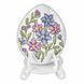Faux Leather Cross-Stitch Kit &ndash; &ldquo;Egg with Floral Pattern&rdquo; FLHL-121 FLHL-121 photo 2