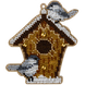 Wooden Bead Embroidery Kit &ndash; &ldquo;Christmas Ornament &ndash; Birdhouse With Birds&rdquo; FLK-388 FLK-388 photo 2