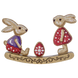 Wooden Bead Embroidery Kit &ndash; Rocking Ornament &ldquo;Bunnies in the Meadow&rdquo; FLK-438 FLK-438 photo 3