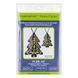 Faux Leather Bead Embroidery Kit &ndash; &ldquo;Christmas Tree Ornament&rdquo; (Double-Sided) FLBB-167 Blue FLBB-167 photo 6