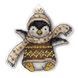 Plastic Cross-Stitch Kit &ndash; "Christmas Ornament &ndash; Penguin In Hat" FLX-016 FLX-016 photo 3