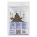 Plastic Cross-Stitch Kit &ndash; "Christmas Ornament &ndash; Penguin In Hat" FLX-016 FLX-016 photo 6