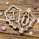 Wooden-Lid Bead Organizer &ndash; &ldquo;Keyhole&rdquo; FLZB-107 FLZB-107 photo 1