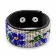 Faux Leather Bead Embroidery Kit &ndash; &ldquo;Bracelet&rdquo; (3 &times; 22 cm) FLBB-040 Black FLBB-040 photo 7