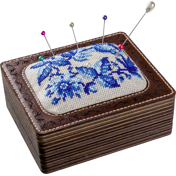 Pincushion Kit &ndash; &ldquo;Porcelain Branch&rdquo; FLTL-036