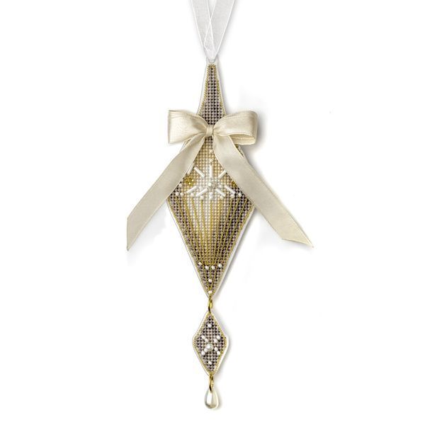 Plastic Cross-Stitch Kit &ndash; &ldquo;Christmas Ornament &ndash; Ice Arrow&rdquo; FLX-139