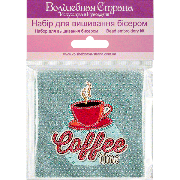 Bead embroidery magnet FLA-007