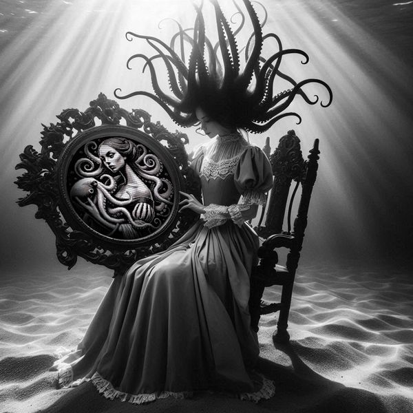 Cross-Stitch Pattern &ndash; "Lady of the Deep" WLP-024