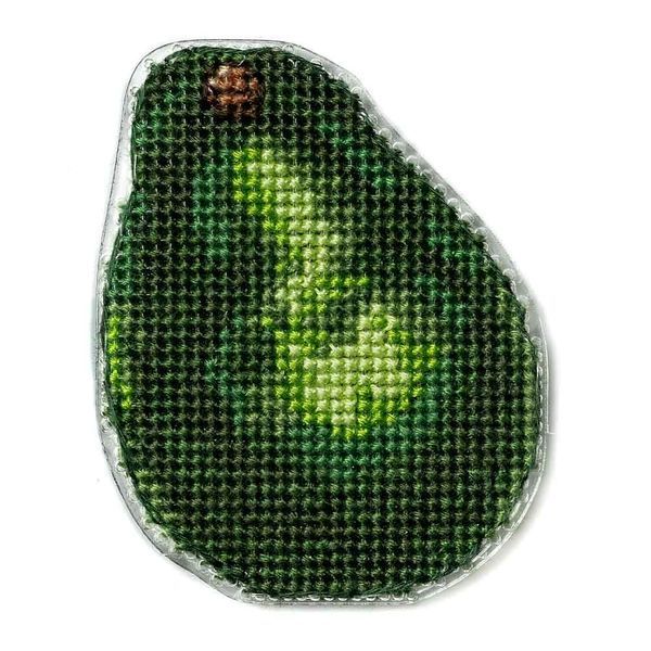 Plastic Cross-Stitch Kit &ndash; "Avocado" (Double-Sided) FLX-072