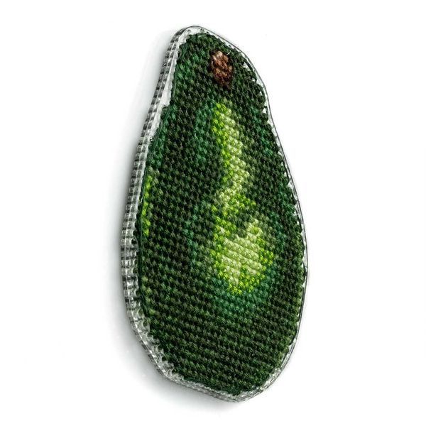 Plastic Cross-Stitch Kit &ndash; "Avocado" (Double-Sided) FLX-072