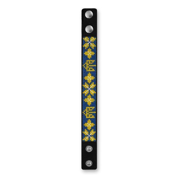 Faux Leather Cross-Stitch Kit &ndash; &ldquo;Bracelet&rdquo; (2.2 &times; 22 cm) FLHL-056 Black