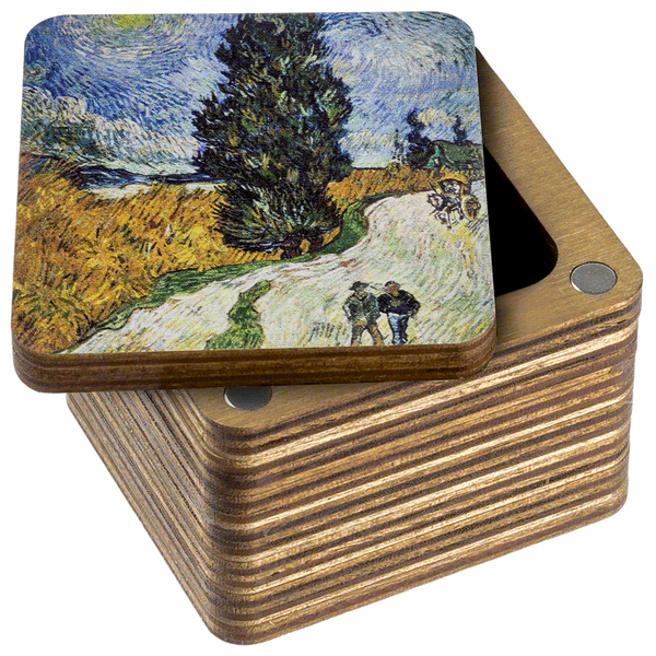 Thread Catcher Square &ndash; &ldquo;Cypress Road with Star&rdquo; FLZB(N)-068