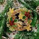 Wooden Bead Embroidery Kit &ndash; &ldquo;Wreath With Bird&rdquo; FLK-439 FLK-439 photo 1
