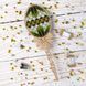 Wooden Bead Embroidery Topper &ndash; &ldquo;White & Green Easter Egg&rdquo; FLK-541 FLK-541 photo 1