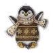 Plastic Cross-Stitch Kit &ndash; "Christmas Ornament &ndash; Penguin" FLX-017 FLX-017 photo 3