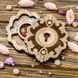 Wooden-Lid Bead Organizer &ndash; &ldquo;Vintage Lock&rdquo; FLZB-108 FLZB-108 photo 1
