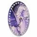 Floss Organizer &ndash; &ldquo;Purple Petals, Oval&rdquo; FLZ(P)-075 FLZ(P)-075 photo 2