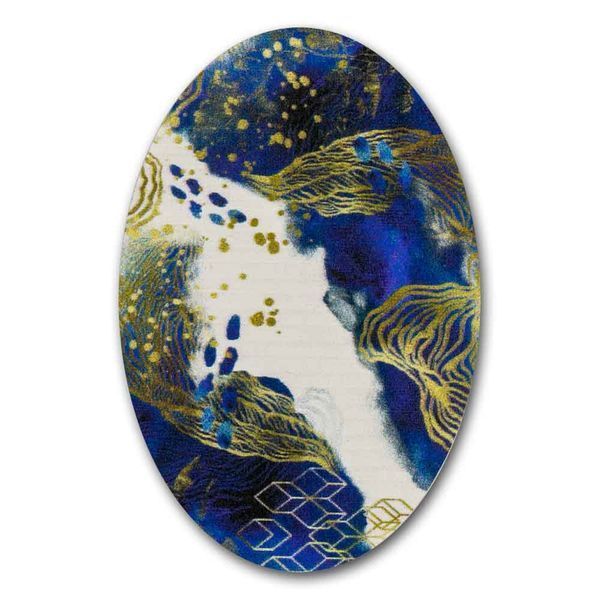 Magnetic Needle Case Oval &ndash; &ldquo;Starry Night&rdquo; FLZB(N)-163