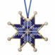 Wooden Bead Embroidery Kit &ndash; &ldquo;Christmas Ornament &ndash; Blue Eternity&rdquo; FLK-598 FLK-598 photo 2