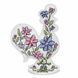 Faux Leather Cross-Stitch Kit &ndash; &ldquo;Rooster with Floral Pattern&rdquo; FLHL-123 FLHL-123 photo 6