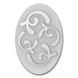 Magnetic Needle Case Oval &ndash; &ldquo;Silver Arabesque&rdquo; FLZB(N)-189 FLZB(N)-189 photo 4