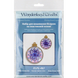 Bead Embroidery Kit (Plastic Base) &ndash; &ldquo;Christmas Ornament &ndash; Icy Pattern&rdquo; (Double-Sided) FLPL-063 FLPL-063 photo 8
