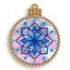 Bead Embroidery Kit (Plastic Base) &ndash; &ldquo;Christmas Ornament &ndash; Icy Pattern&rdquo; (Double-Sided) FLPL-063 FLPL-063 photo 4