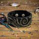 Faux Leather Bead Embroidery Kit &ndash; &ldquo;Bracelet&rdquo; (3 &times; 22 cm) FLBB-041 Black FLBB-041 photo 1