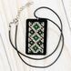 Faux Leather Bead Embroidery Kit &ndash; &ldquo;Pendant&rdquo; FLBB-076 Black FLBB-076 photo 1