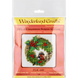 Wooden Bead Embroidery Kit &ndash; &ldquo;Wreath With Bullfinch&rdquo; FLK-440 FLK-440 photo 4