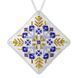Faux Leather Bead Embroidery Kit &ndash; &ldquo;Mini Pillow Christmas Ornament&rdquo; (Double-Sided) FLBB-169 White FLBB-169 photo 5