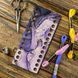 Floss Organizer &ndash; &ldquo;Purple Petals, Narrow Rectangular&rdquo; FLZ(P)-076 FLZ(P)-076 photo 1