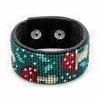 Faux Leather Bead Embroidery Kit &ndash; &ldquo;Bracelet&rdquo; (3 &times; 22 cm) FLBB-042 Black FLBB-042 photo 7