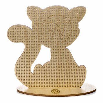 Wooden Embroidery Blank – “Cat” FLBE(K)-023