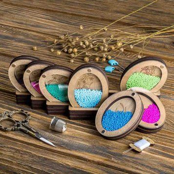 Mini Bead Organizer Set &ndash; &ldquo;Dew Drops&rdquo; FLZB-110