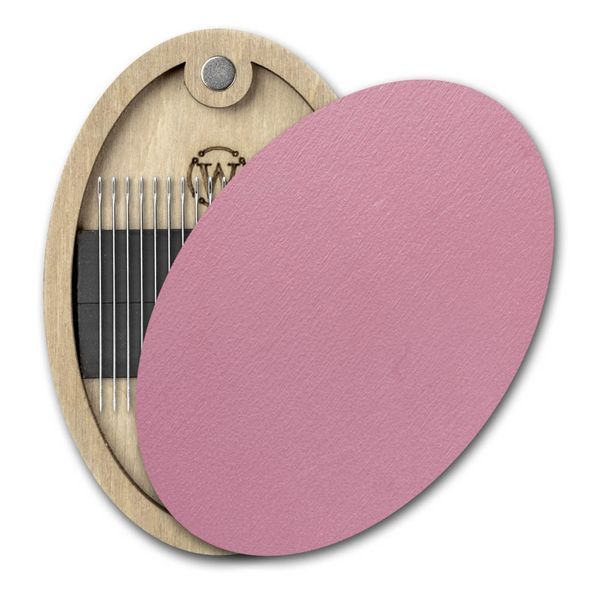 Magnetic Needle Case Oval &ndash; &ldquo;Pink&rdquo; FLZB(N)-206