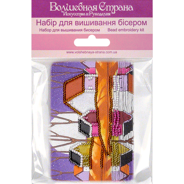 Bead embroidery magnet FLA-259