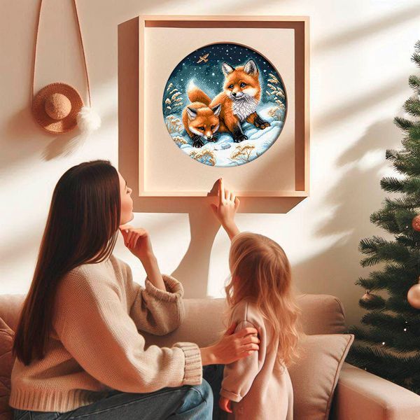 Cross-Stitch Pattern &ndash; "In Winter Forest" WLP-001