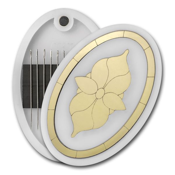 Magnetic Needle Case Oval &ndash; &ldquo;Golden Glow&rdquo; FLZB(N)-190