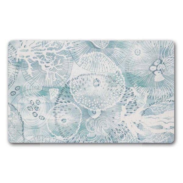 Bead Organizer With Wooden Lid &ndash; &ldquo;Sea Ornaments, Rectangular&rdquo; FLZB-215