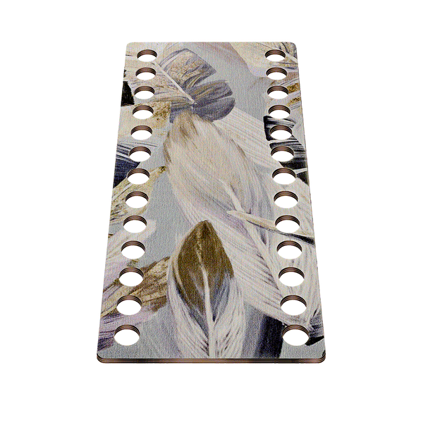 Floss Organizer &ndash; &ldquo;Feathers, Narrow Rectangular&rdquo; FLZ(P)-043