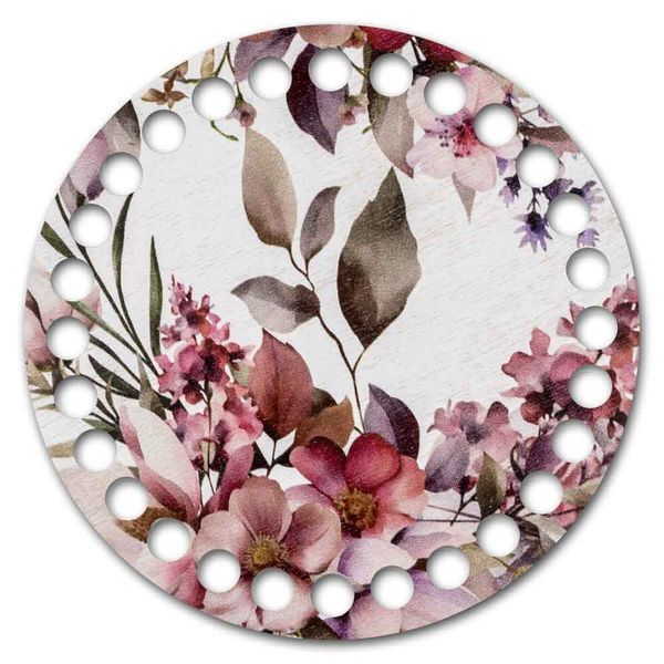 Floss Organizer &ndash; &ldquo;Flowers, Round&rdquo; FLZ(P)-077