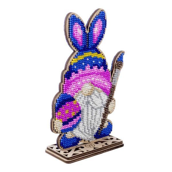 Wooden Bead Embroidery Kit &ndash; &ldquo;Lively Gnome&rdquo; FLK-543