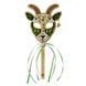 Wooden Bead Embroidery Kit &ndash; &ldquo;Goat Mask &ndash; Emerald Wonder&rdquo; FLK-627 FLK-627 photo 2