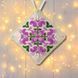Faux Leather Bead Embroidery Kit &ndash; &ldquo;Mini Pillow Christmas Ornament&rdquo; (Double-Sided) FLBB-170 Light Beige FLBB-170 photo 1