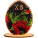 Wooden Bead Embroidery Kit &ndash; &ldquo;Easter Egg&rdquo; FLK-159 FLK-159 photo 2